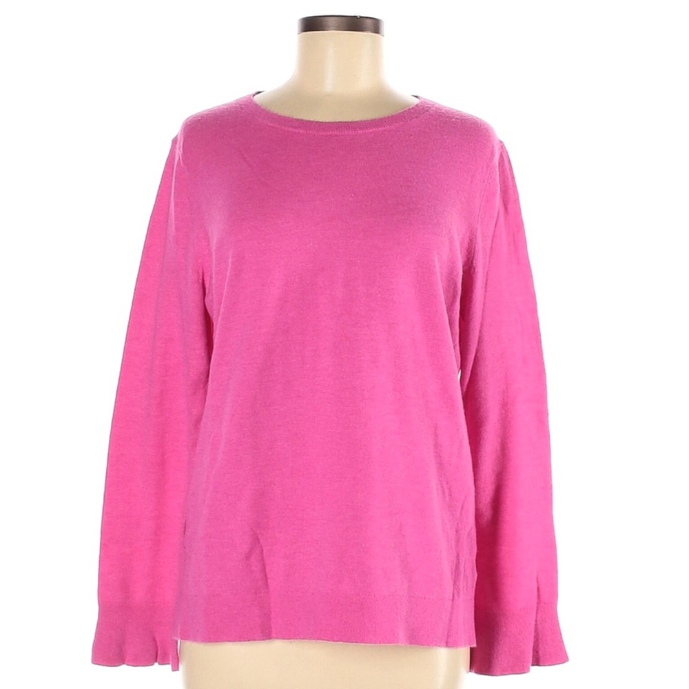 Talbots Lambswool Blend Pink Pullover Sweater